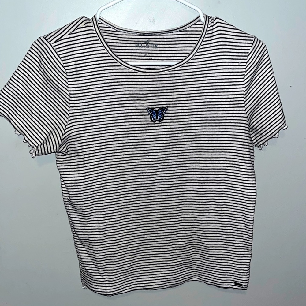 Hollister Striped Butterfly Tee